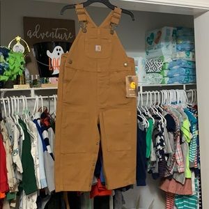 BNWT boys Carhartt overalls